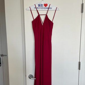 Fame and Partners - From Above (Red Maxi Dress)